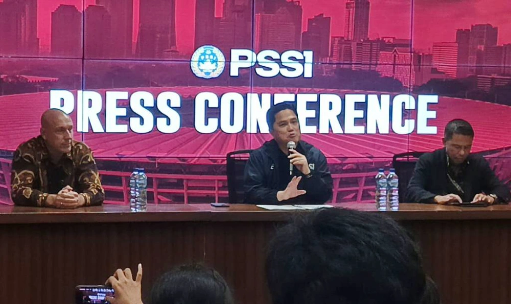 Ketua Umum Erick Thohir di SUGBK Senayan, Jakarta, Jumat (24/10/2025). [FTNews.co.id/Selvianus Kopong Basar]